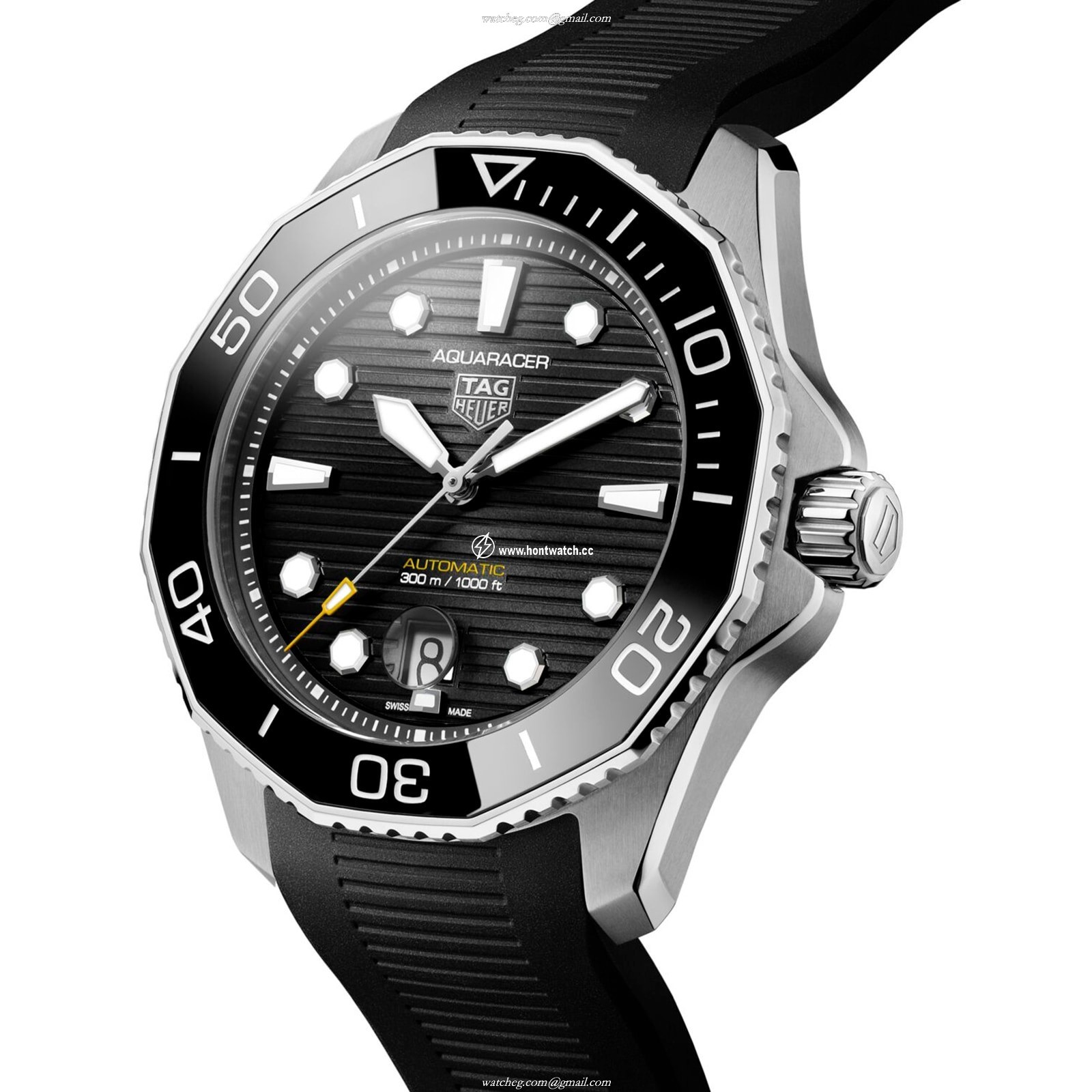 TAG Heuer Aquaracer Automatic Black Dial - 43mm Stainless Steel Watch - Image 2