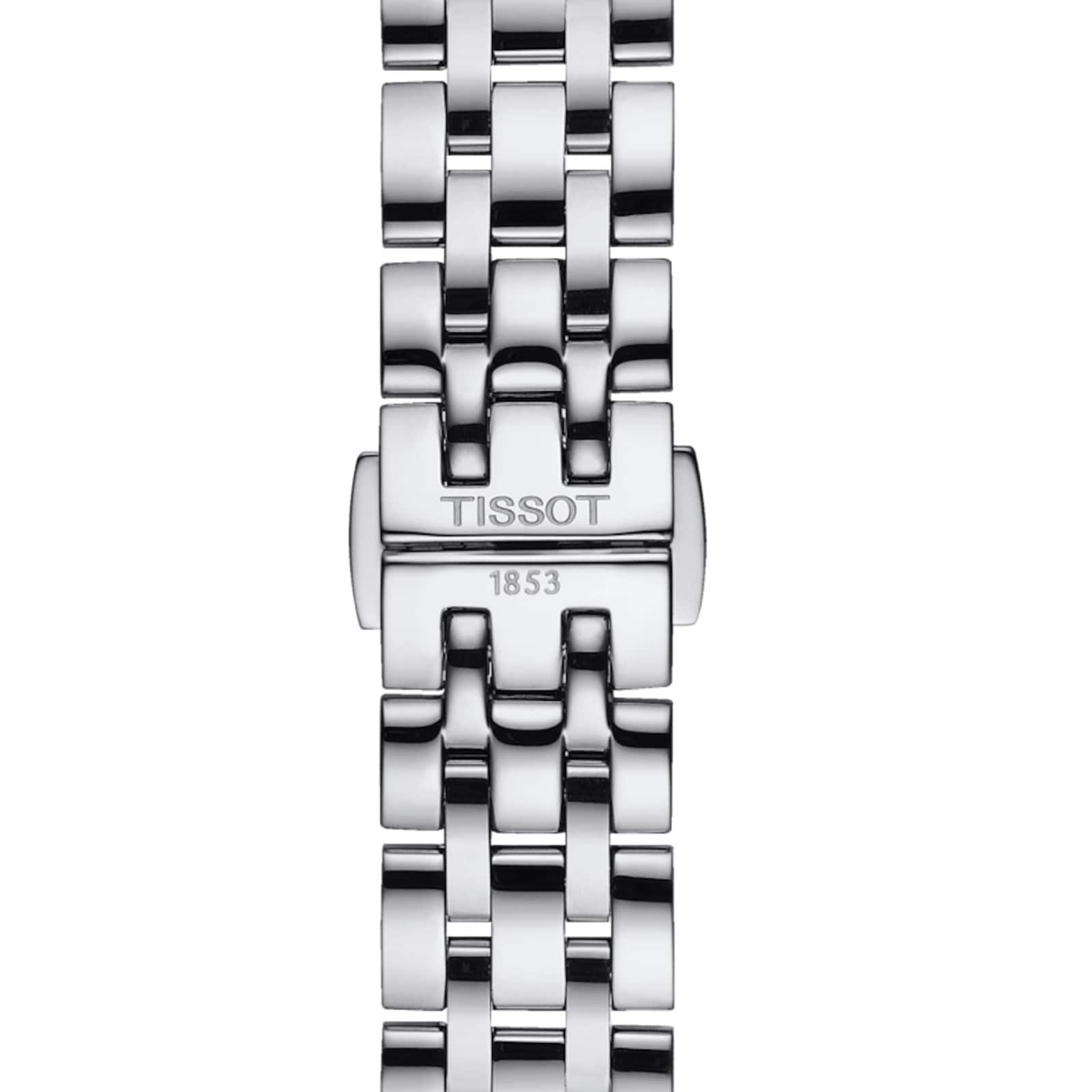 Tissot T-Classic Ladies Silver Dial Quartz Watch - 28mm Stainless Steel - Image 4