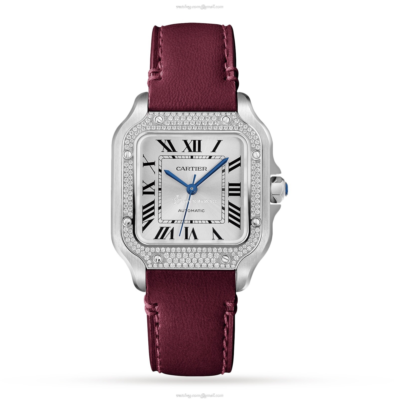 Cartier Santos de Cartier W4SA0005 | 35mm Steel Automatic Silver Watch - Image 2