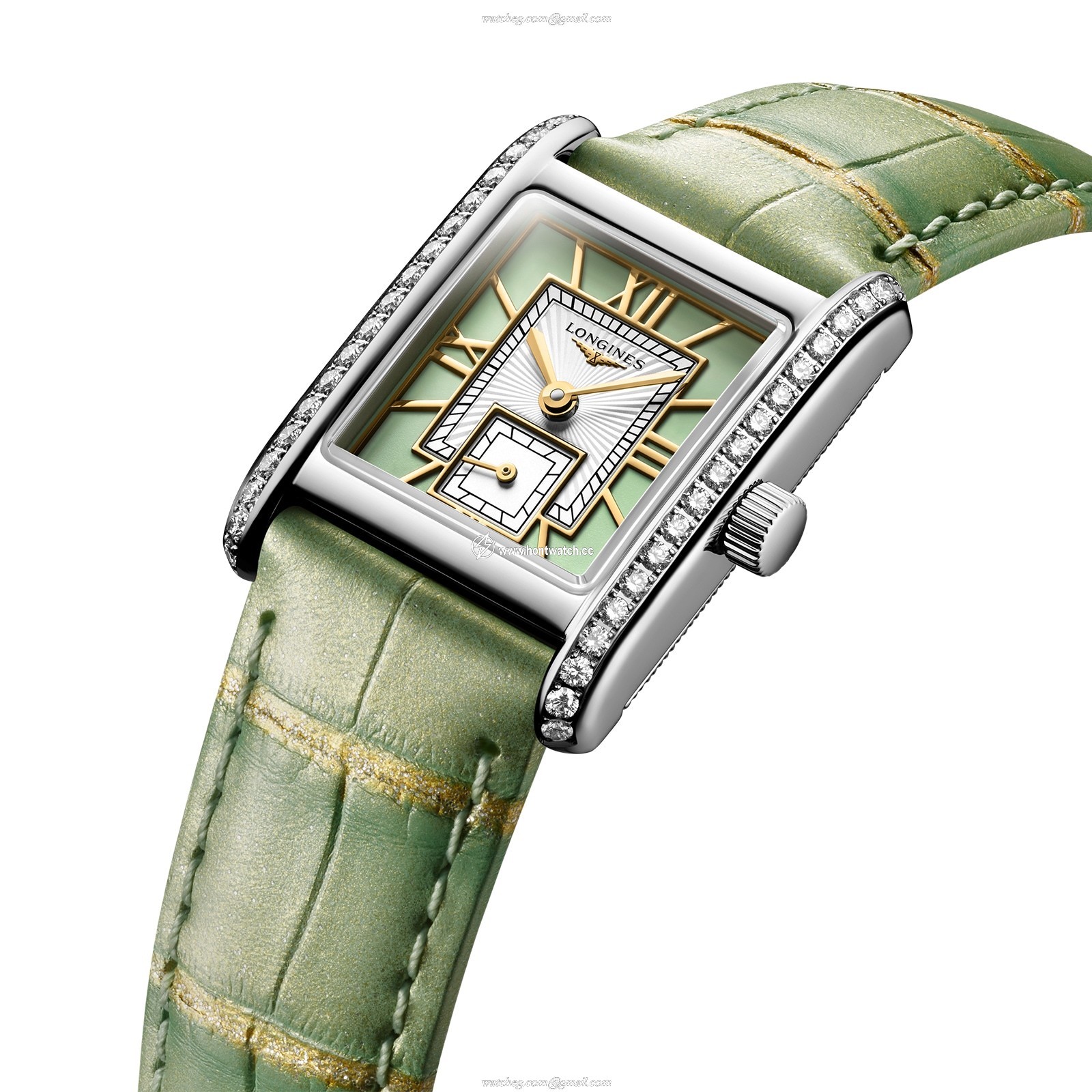 Longines Mini Dolce Vita L52000052 | Green Dial | Stainless Steel - Image 2