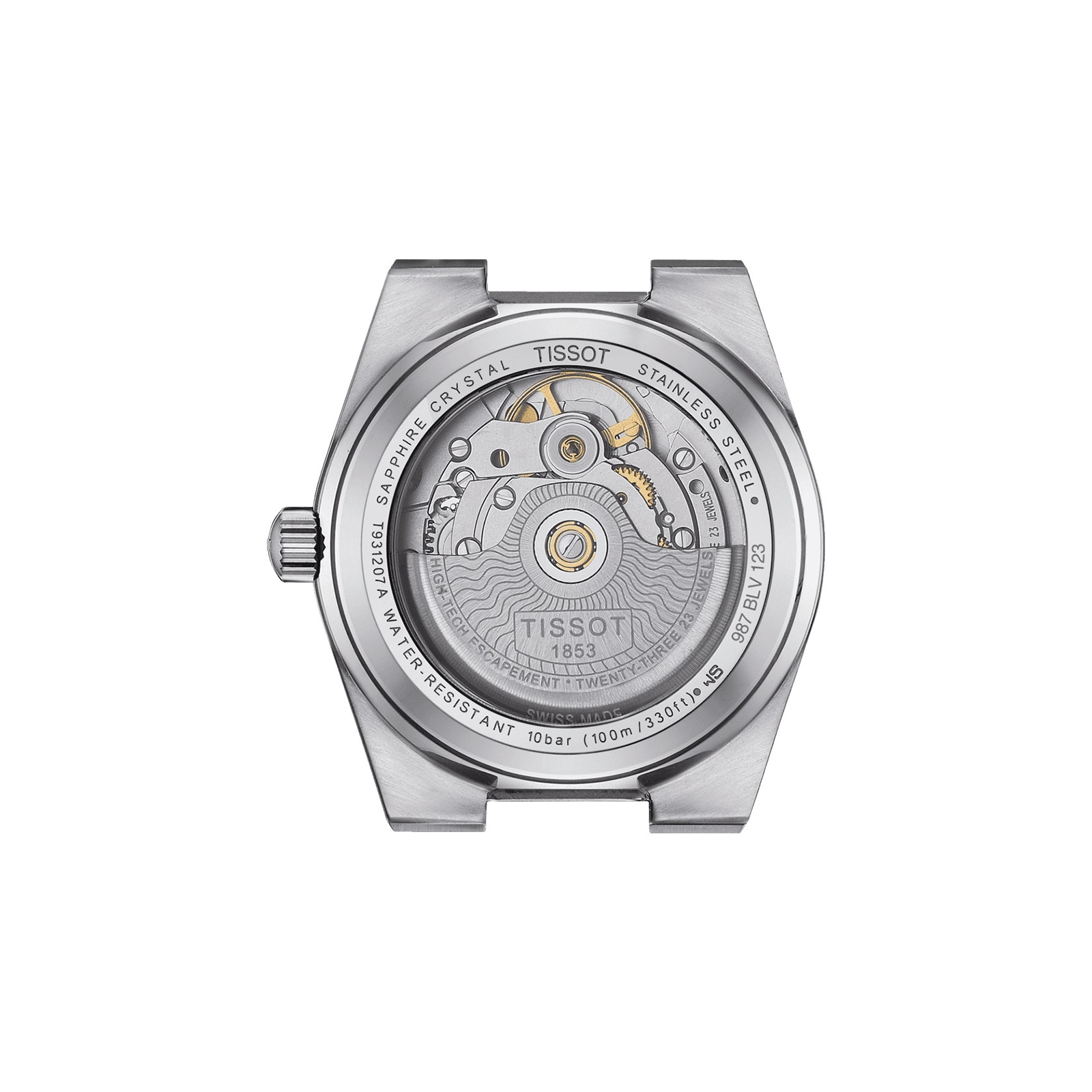 Tissot T-Gold PRX 35mm Automatic Grey Dial Watch - Stainless Steel & Rose Gold - Image 3