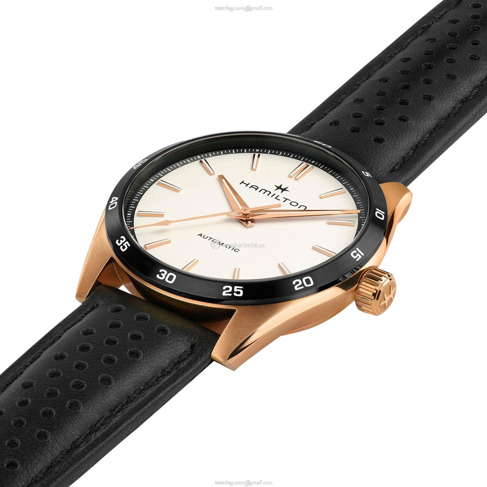 Hamilton Jazzmaster H36225770 Automatic Watch - 38mm White Dial - Stainless Steel & PVD - Image 2