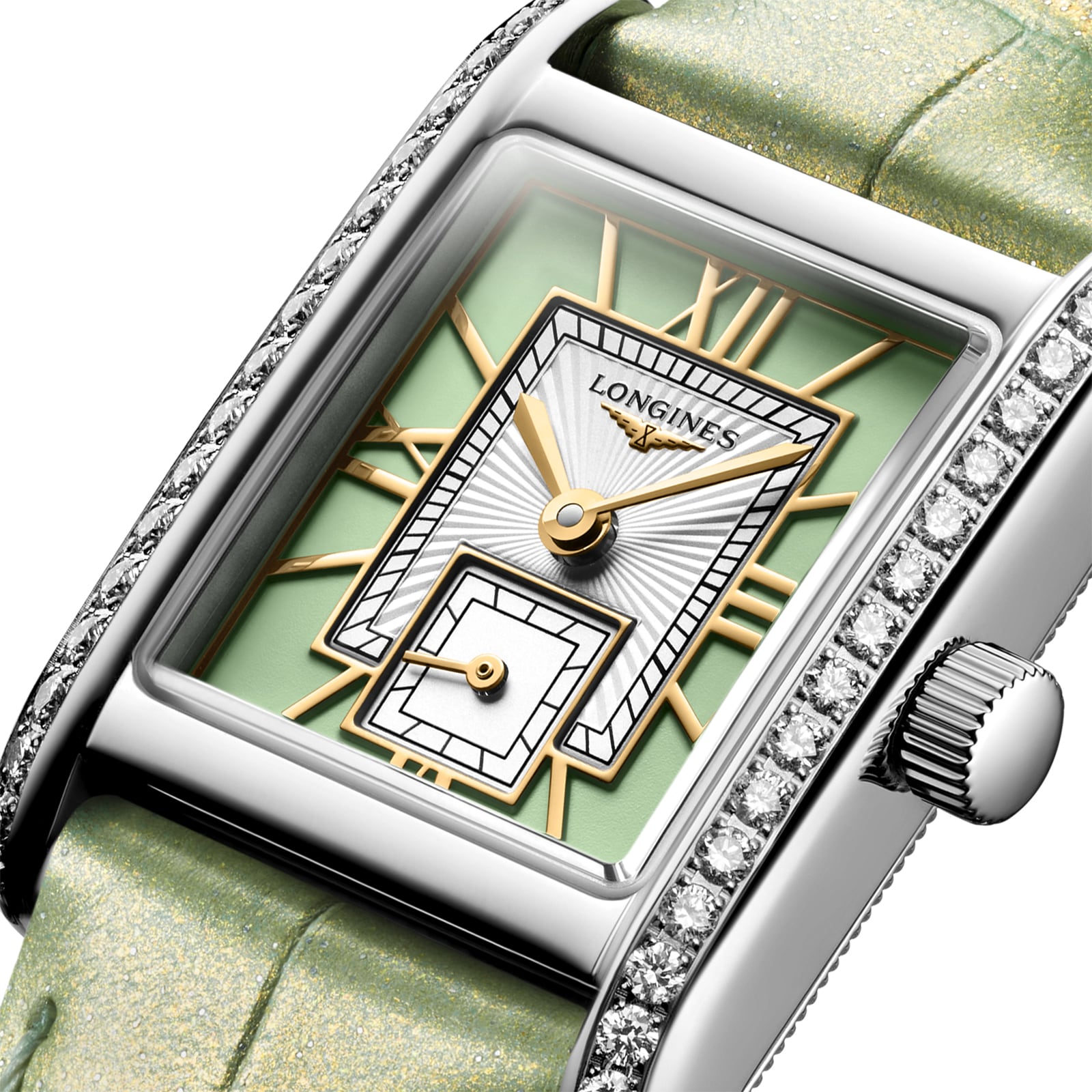 Longines Mini Dolce Vita L52000052 | Green Dial | Stainless Steel - Image 4