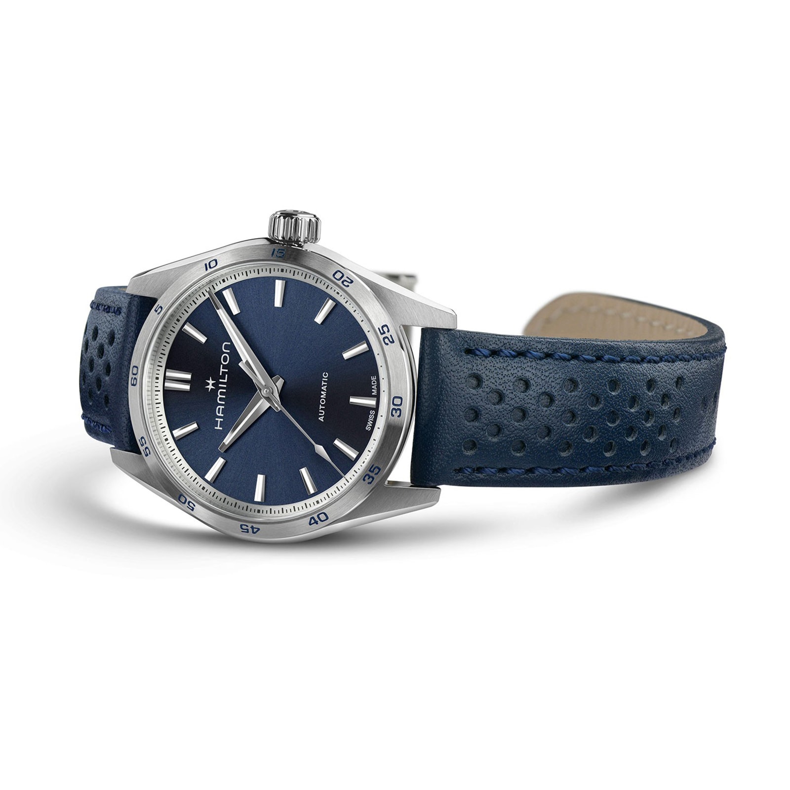 Hamilton Jazzmaster H36215640 Automatic Blue Dial - 38mm Stainless Steel - Image 3