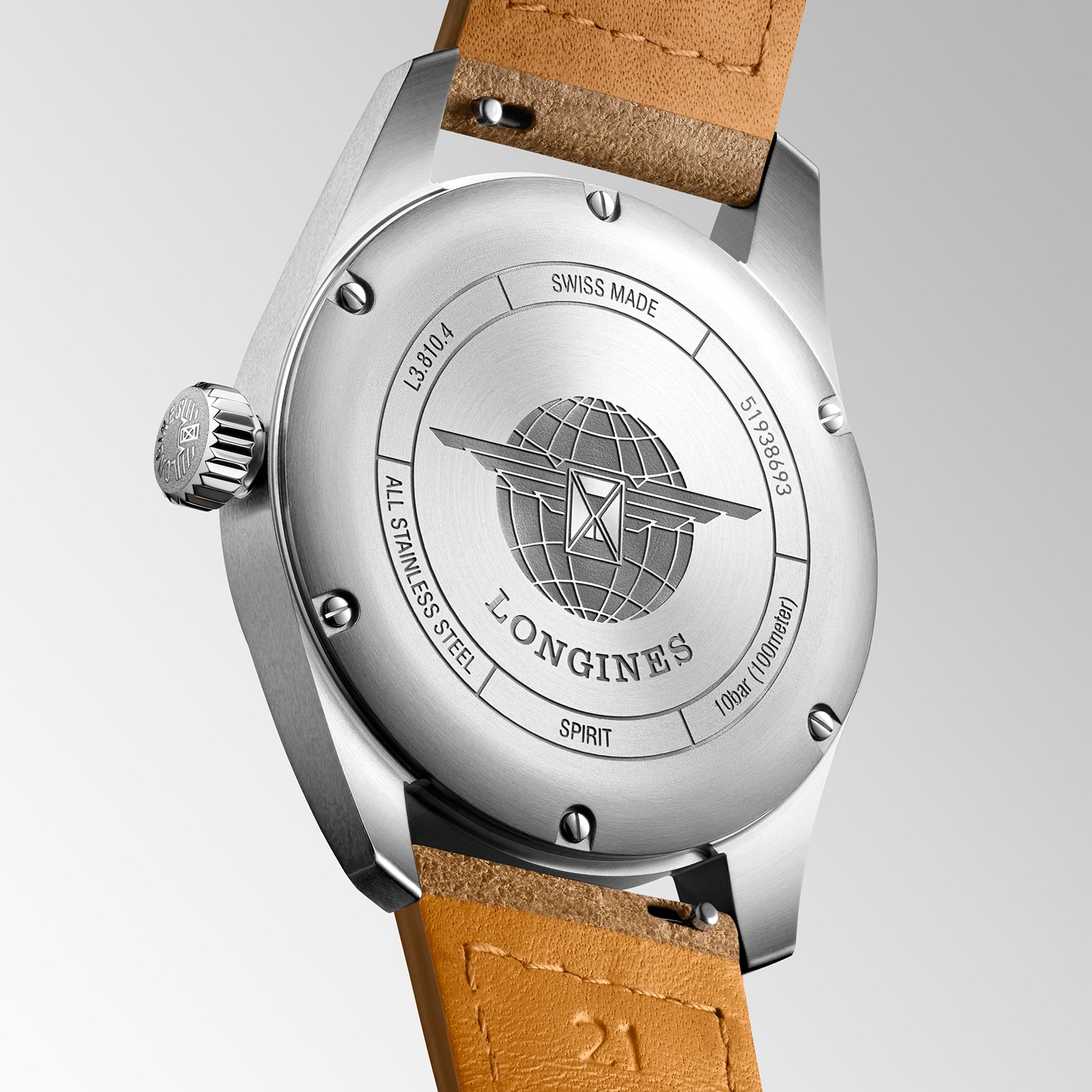 Longines Spirit L38104032 | 40mm Automatic Green Dial | Stainless Steel - Image 3