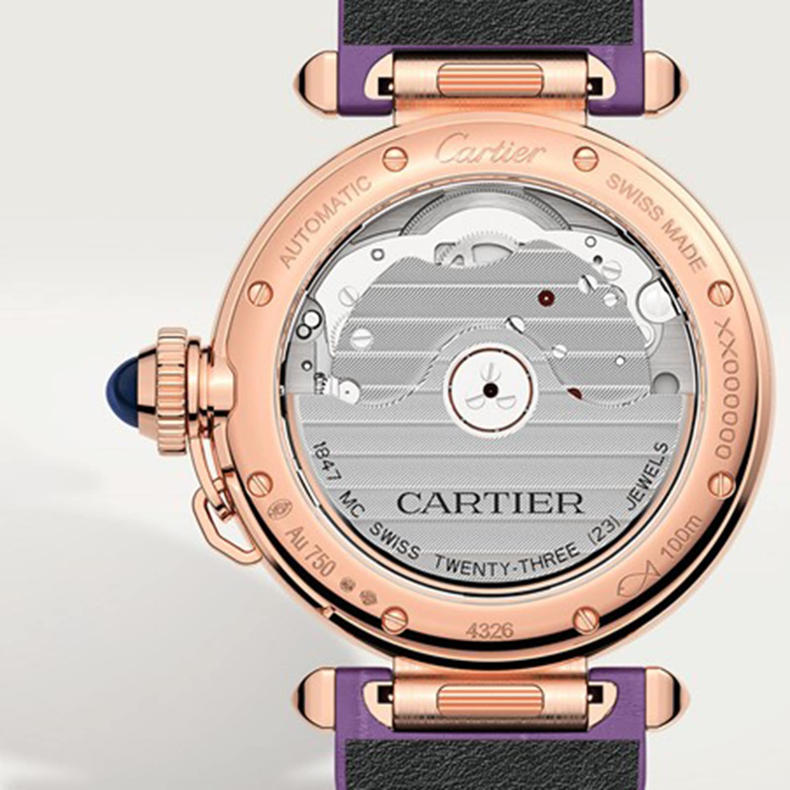 Cartier Pasha de Cartier WJPA0012 | 35mm Rose Gold Automatic Watch - Image 3