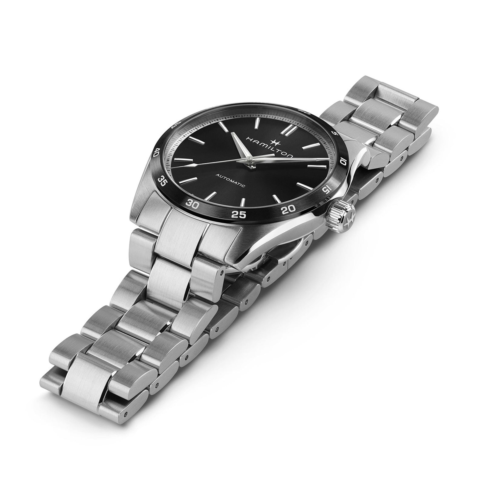 Hamilton Jazzmaster H36205130 | 38mm Automatic Black Dial | Stainless Steel - Image 3