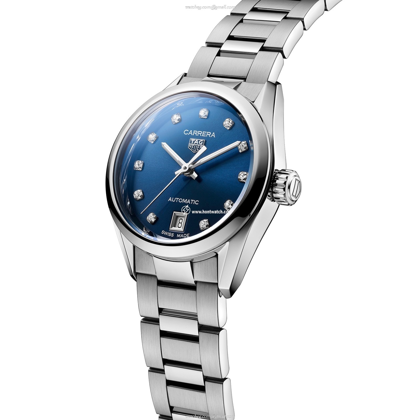 TAG Heuer Carrera WBN2413.BA0621 | 29mm Blue Dial | Diamond Markers - Image 2