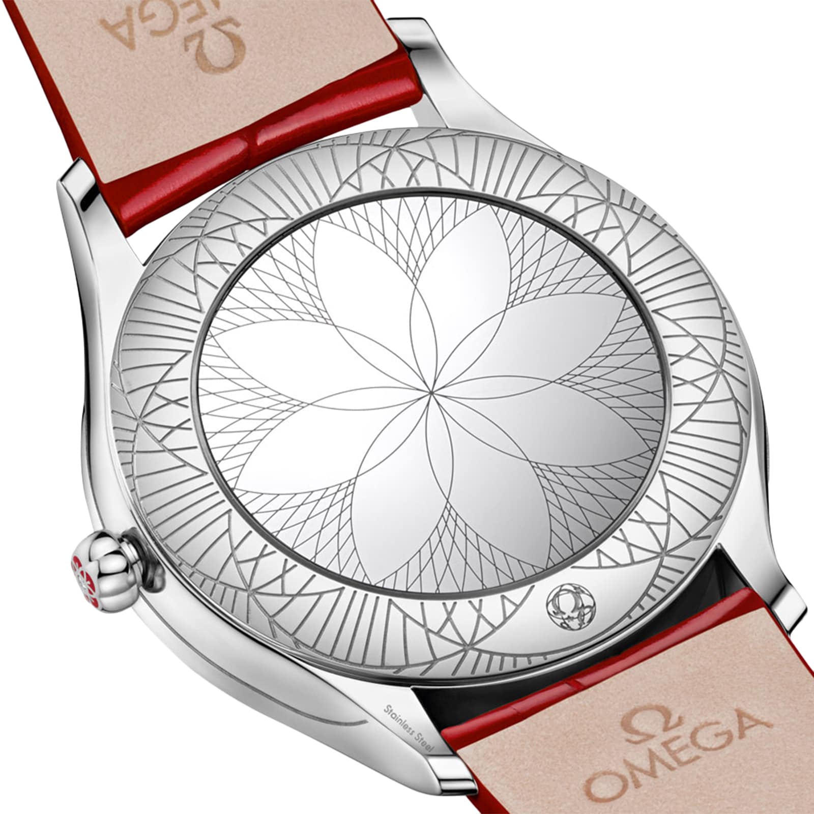 Omega Tresor Replica Watch - Stainless Steel & White Dial - 36mm Quartz - Image 4