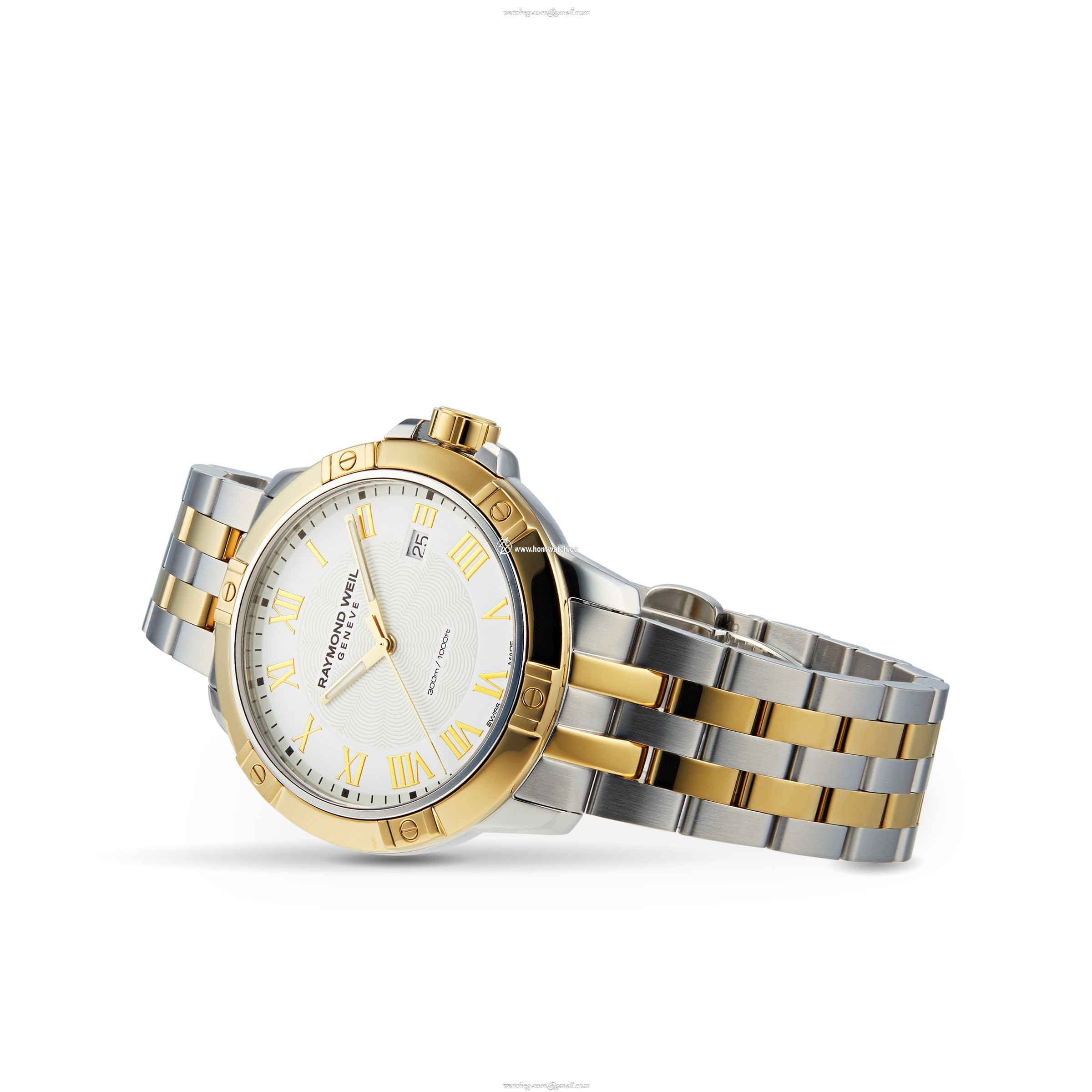 Raymond Weil Tango 8160-STP-00308 | 41mm Quartz Watch | White Dial & Gold Steel - Image 2