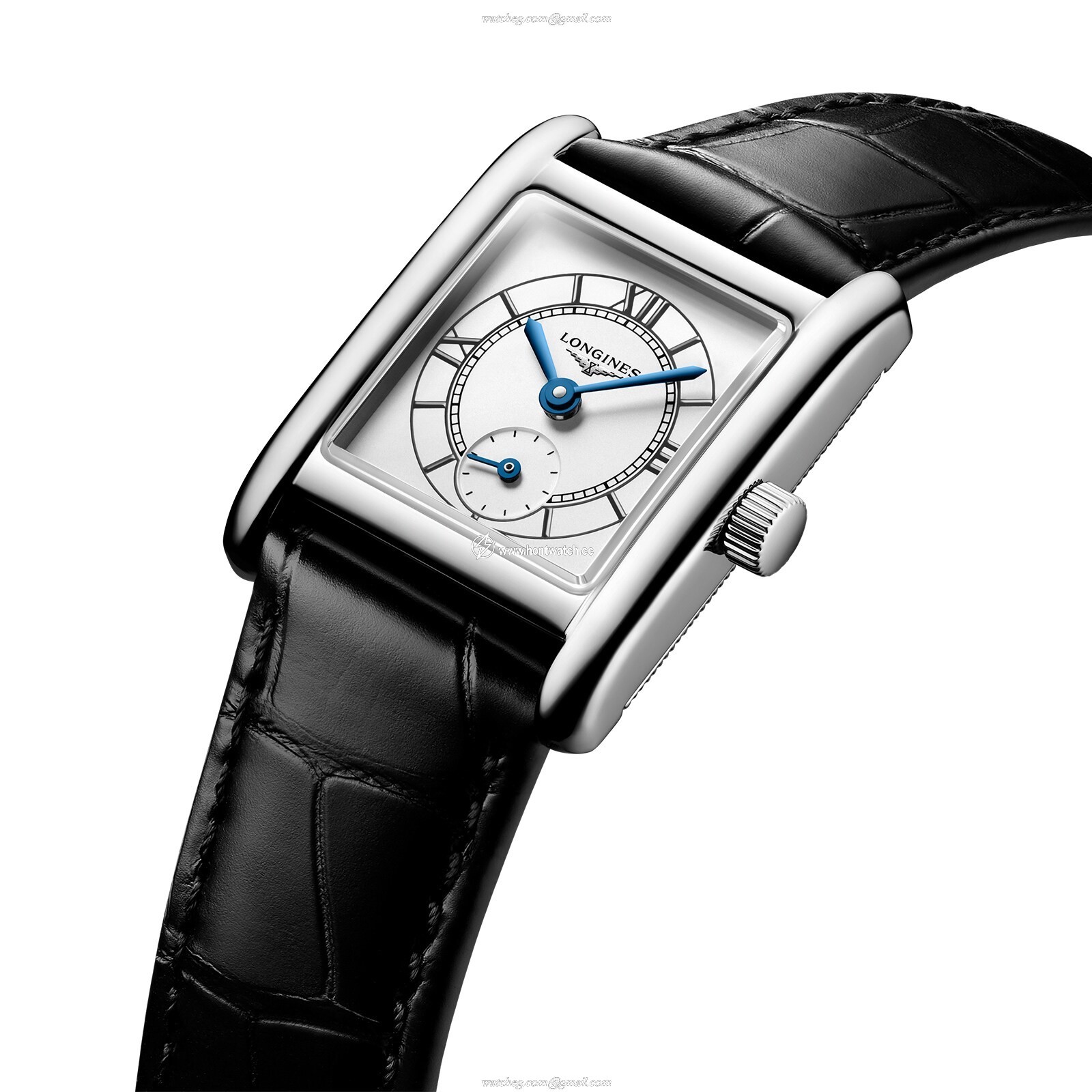 Longines Mini Dolce Vita L52004752 | Silver Dial | Stainless Steel & Alligator - Image 2
