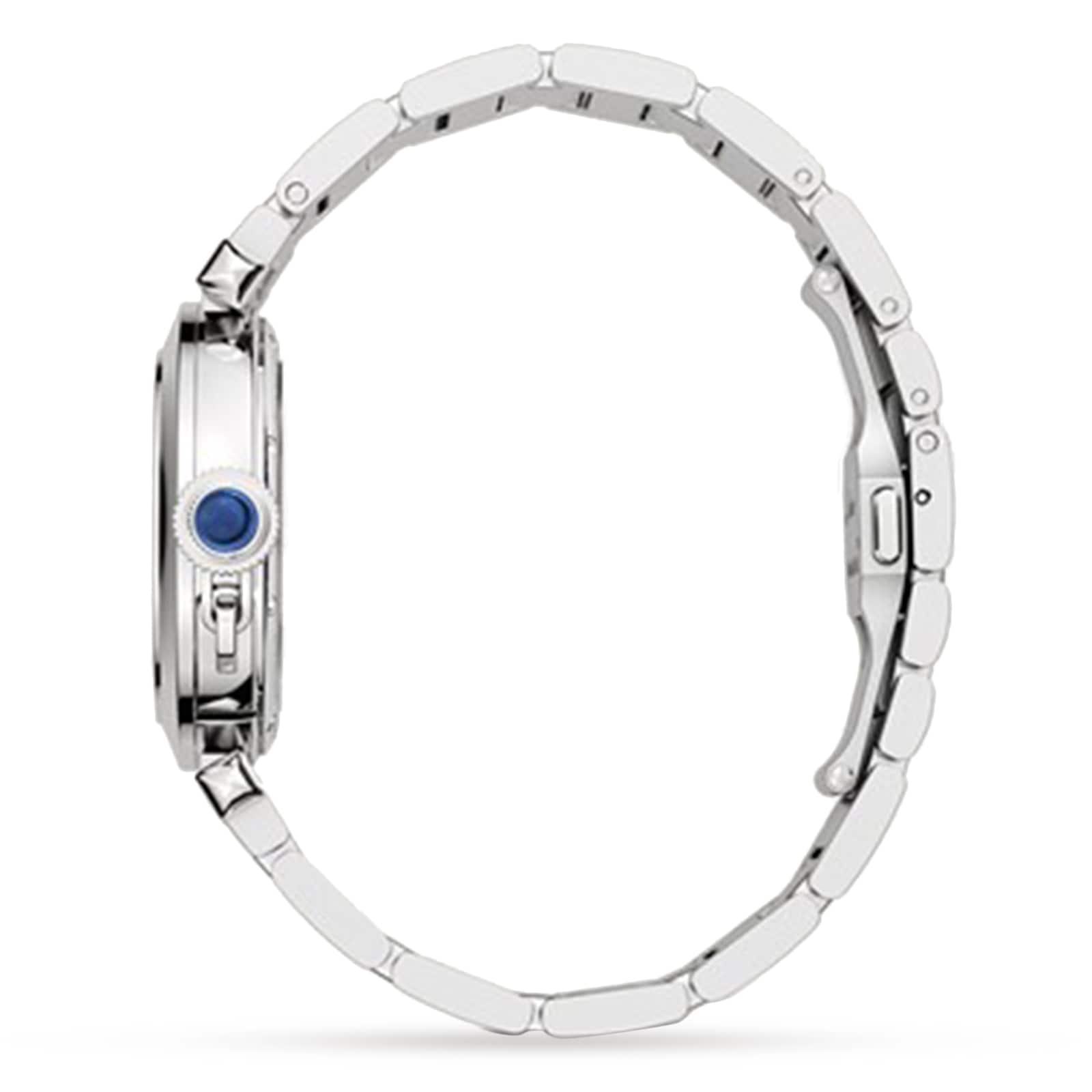Cartier Pasha de Cartier WSPA0013 | 35mm Steel Automatic Watch - Silver Dial - Image 4