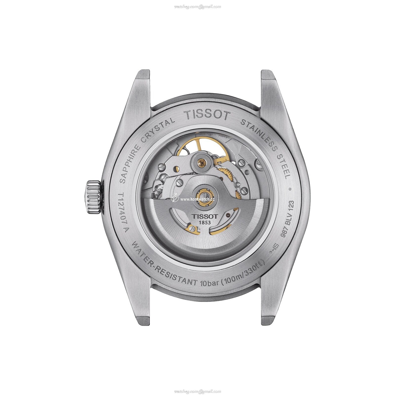 Tissot T-Classic Automatic Grey Dial Men's Watch - 40mm Stainless Steel - Image 2