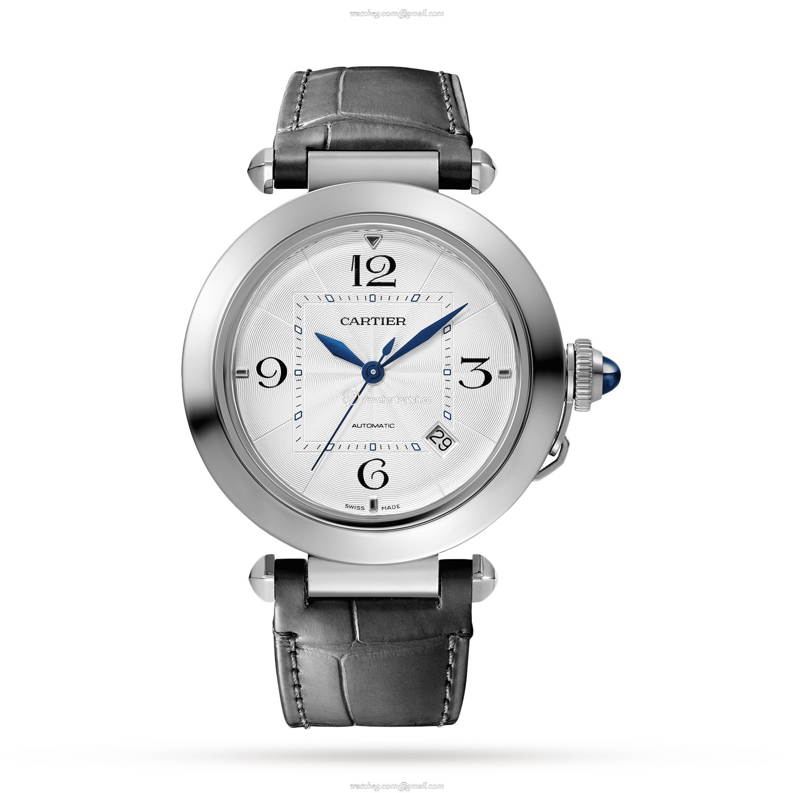 Cartier Pasha de Cartier WSPA0010 - 41mm Steel Automatic Silver Dial Watch - Image 2