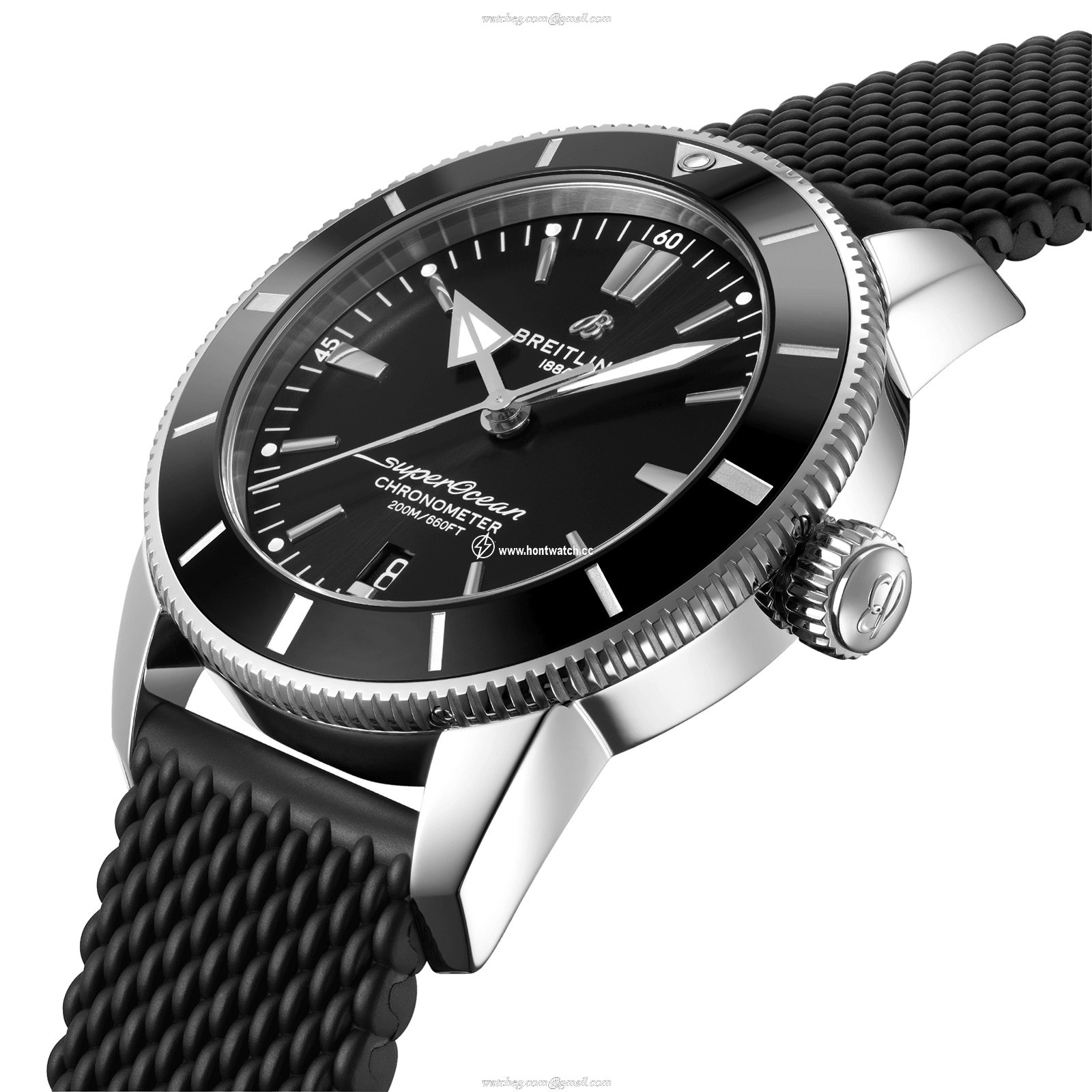 Breitling Superocean Heritage 44mm Automatic Black Dial - Stainless Steel - Image 2