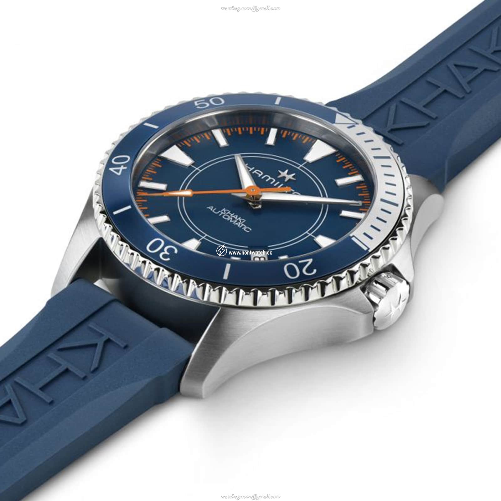 Hamilton Khaki Navy H82385340 Automatic Blue Watch - 40mm Stainless Steel - Image 2