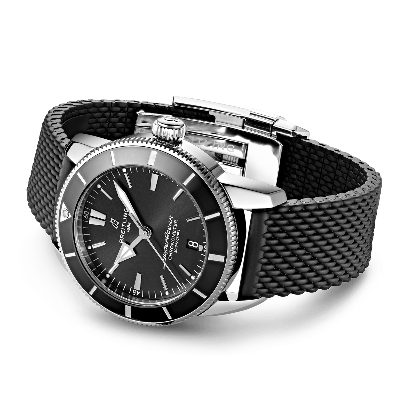 Breitling Superocean Heritage 44mm Automatic Black Dial - Stainless Steel - Image 3