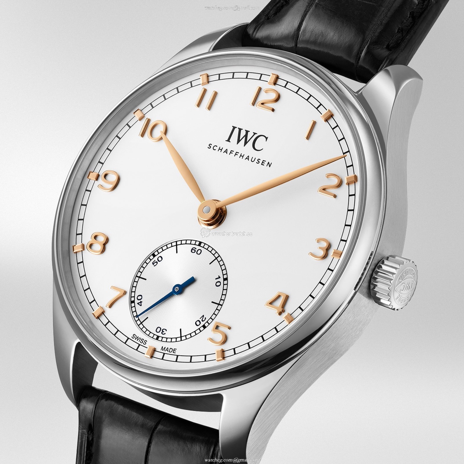 IWC Portugieser IW358303 Automatic Watch - 40.5mm Stainless Steel Silver Dial - Image 2