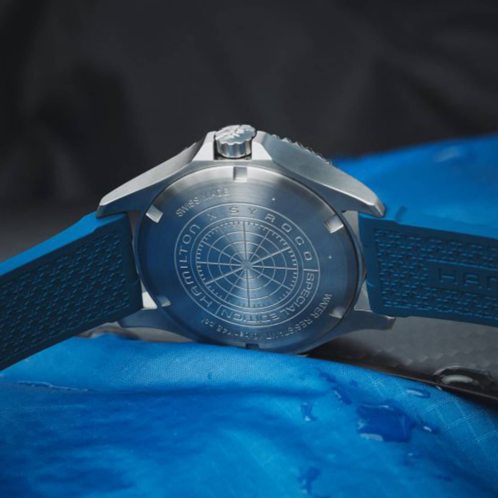 Hamilton Khaki Navy H82385340 Automatic Blue Watch - 40mm Stainless Steel - Image 4