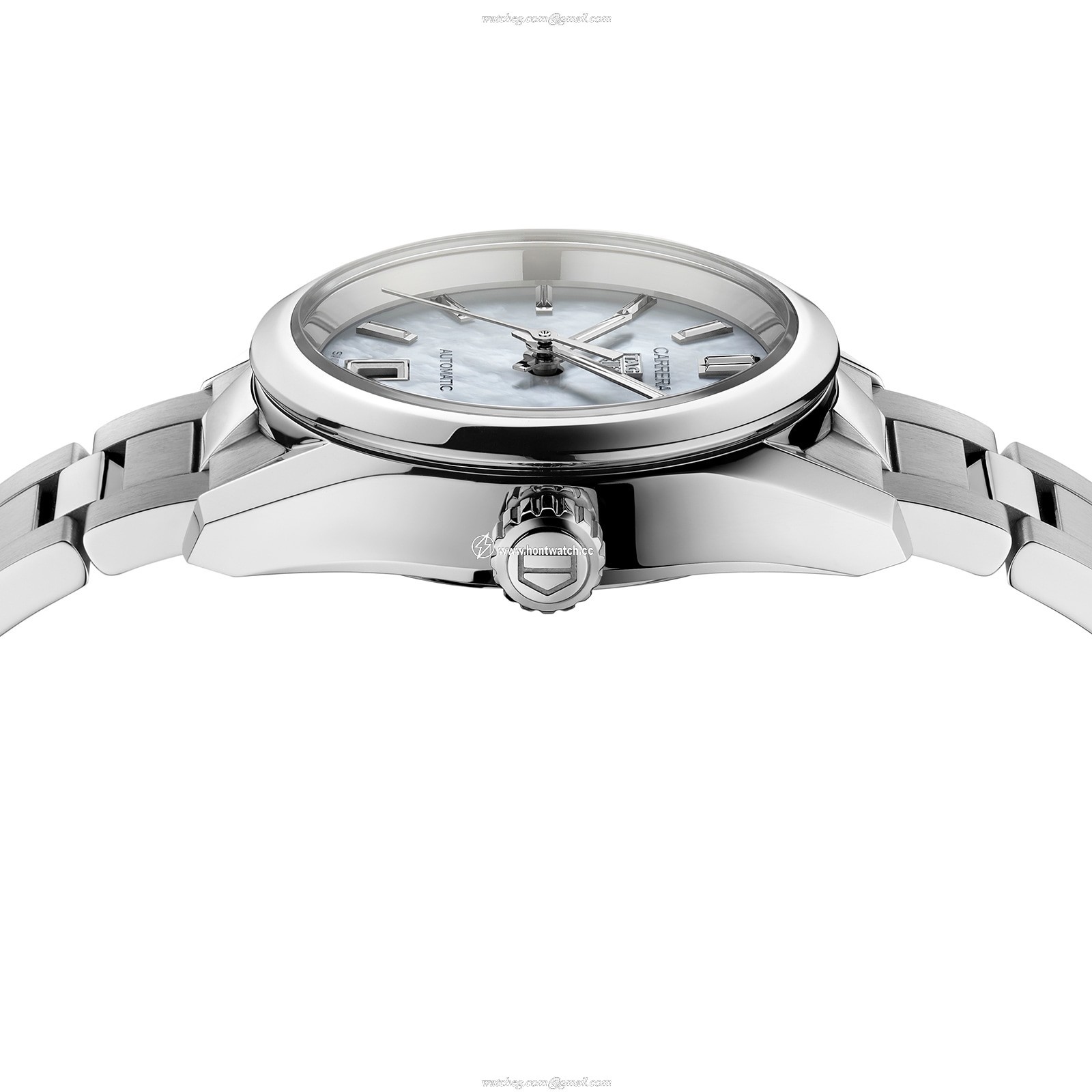 TAG Heuer Carrera WBN2410.BA0621 - 29mm Automatic Watch - Mother of Pearl Dial - Image 2