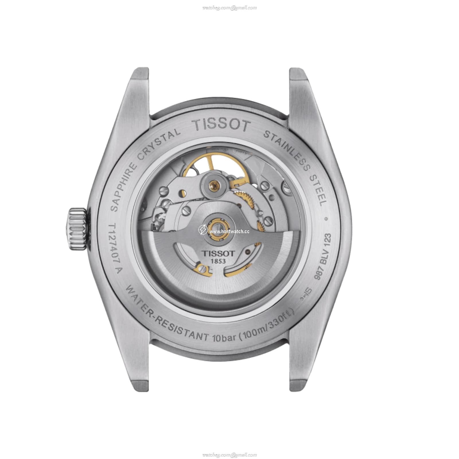Tissot T-Classic Automatic Watch - 40mm Stainless Steel - White Dial - Image 2