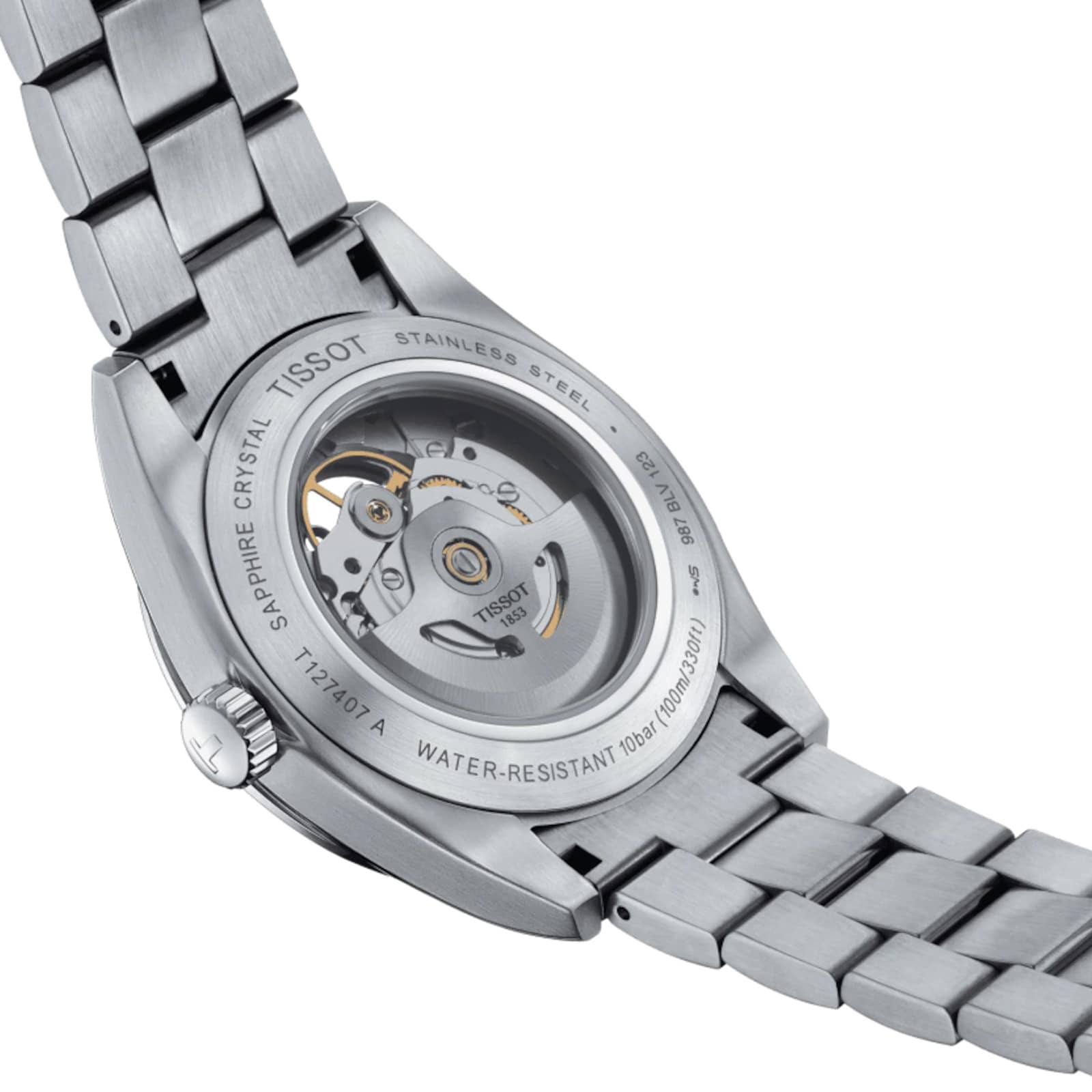 Tissot T-Classic Automatic Watch - 40mm Stainless Steel - White Dial - Image 4