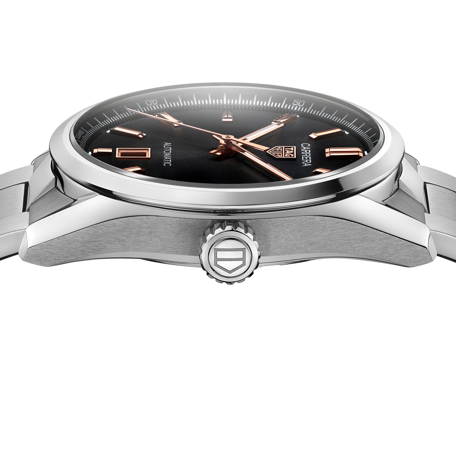 TAG Heuer Carrera Automatic Watch - 39mm Black Dial & Stainless Steel - Image 3