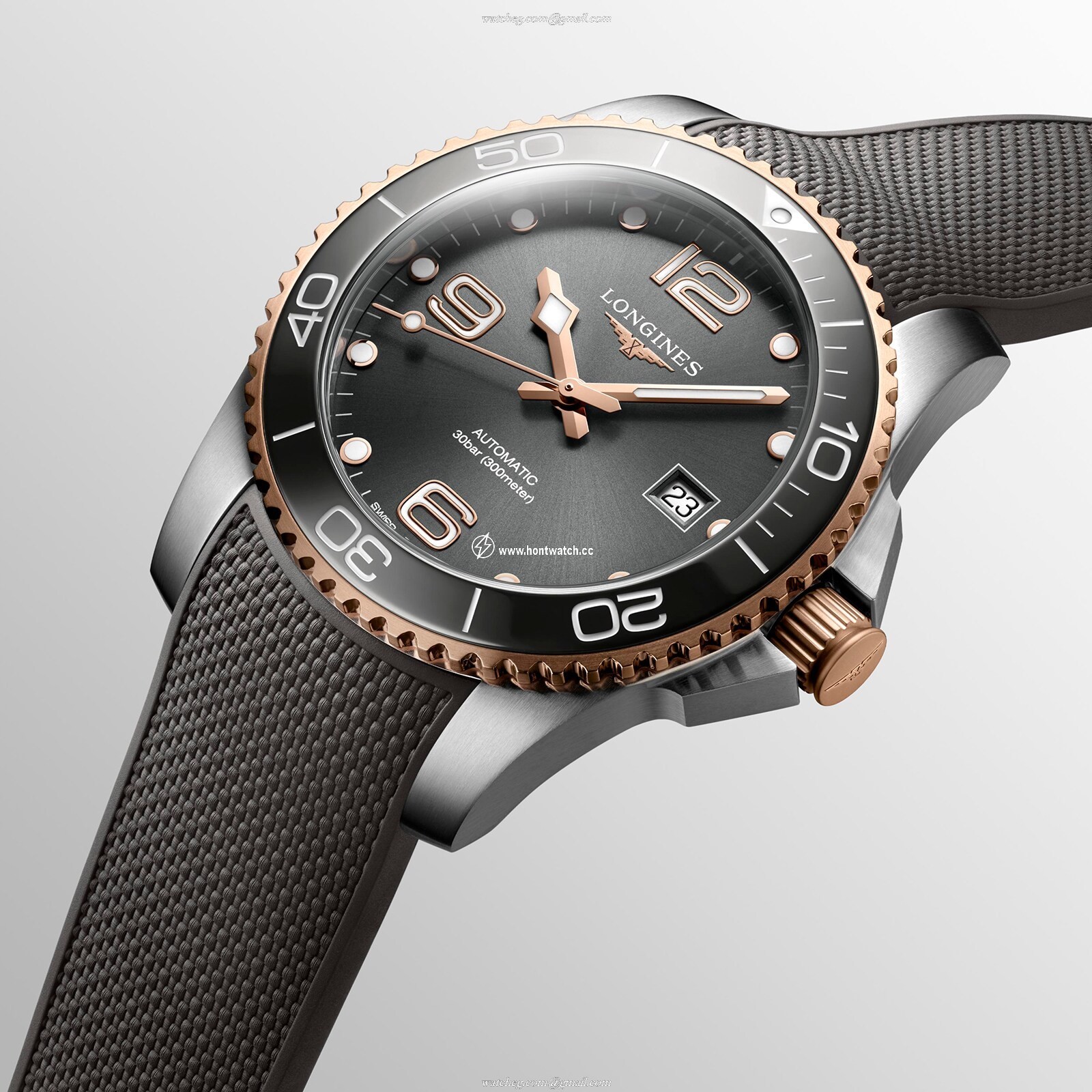 Longines HydroConquest L37813789 | 41mm Grey Automatic | 300m Water Resistant - Image 2
