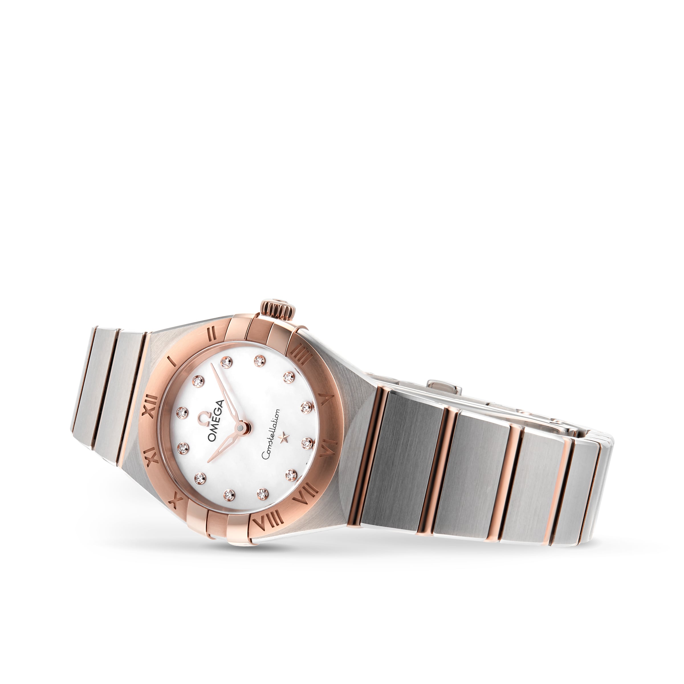 Omega Constellation Replica - 25mm Stainless Steel Quartz Watch - Mother of Pearl Dial - Image 3