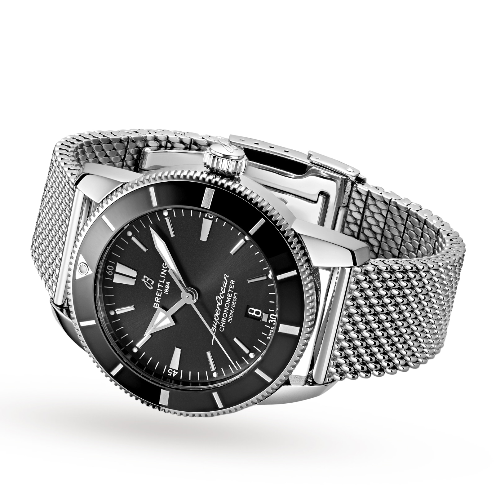 Breitling Superocean Heritage 44mm Automatic Black Dial - Stainless Steel - Image 3