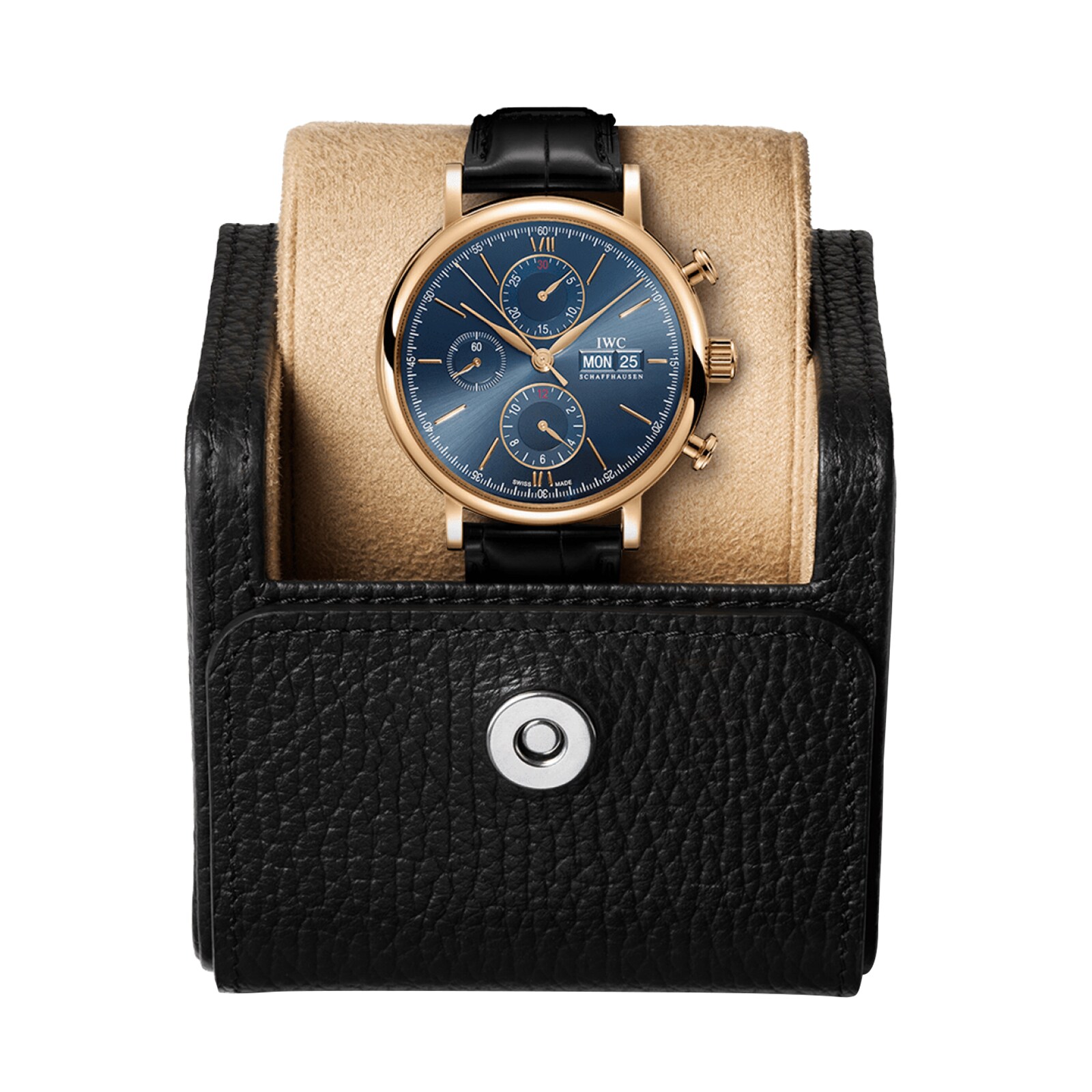 IWC Portofino IW391035 Rose Gold Automatic Blue Replica Watch | 42mm - Image 4