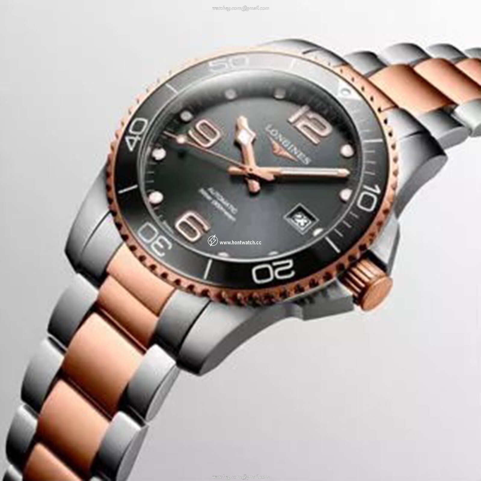 Longines HydroConquest Automatic Grey Replica - 41mm PVD | 300M Water Resistant - Image 2