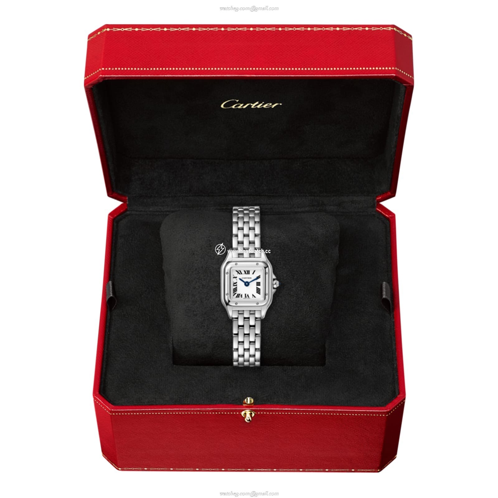 Cartier Panthere de Cartier WSPN0019 | Steel Quartz Black Dial Watch - Image 2