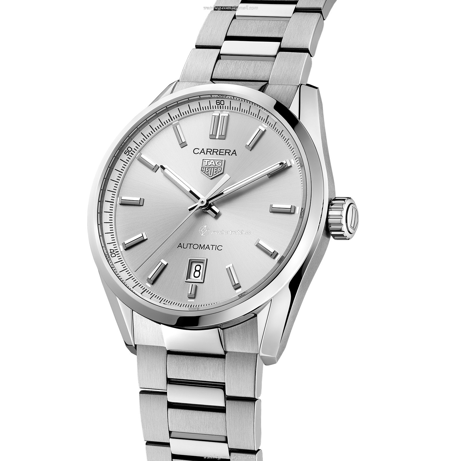 TAG Heuer Carrera WBN2111.BA0639 - 39mm Automatic Silver Dial - Stainless Steel - Image 2