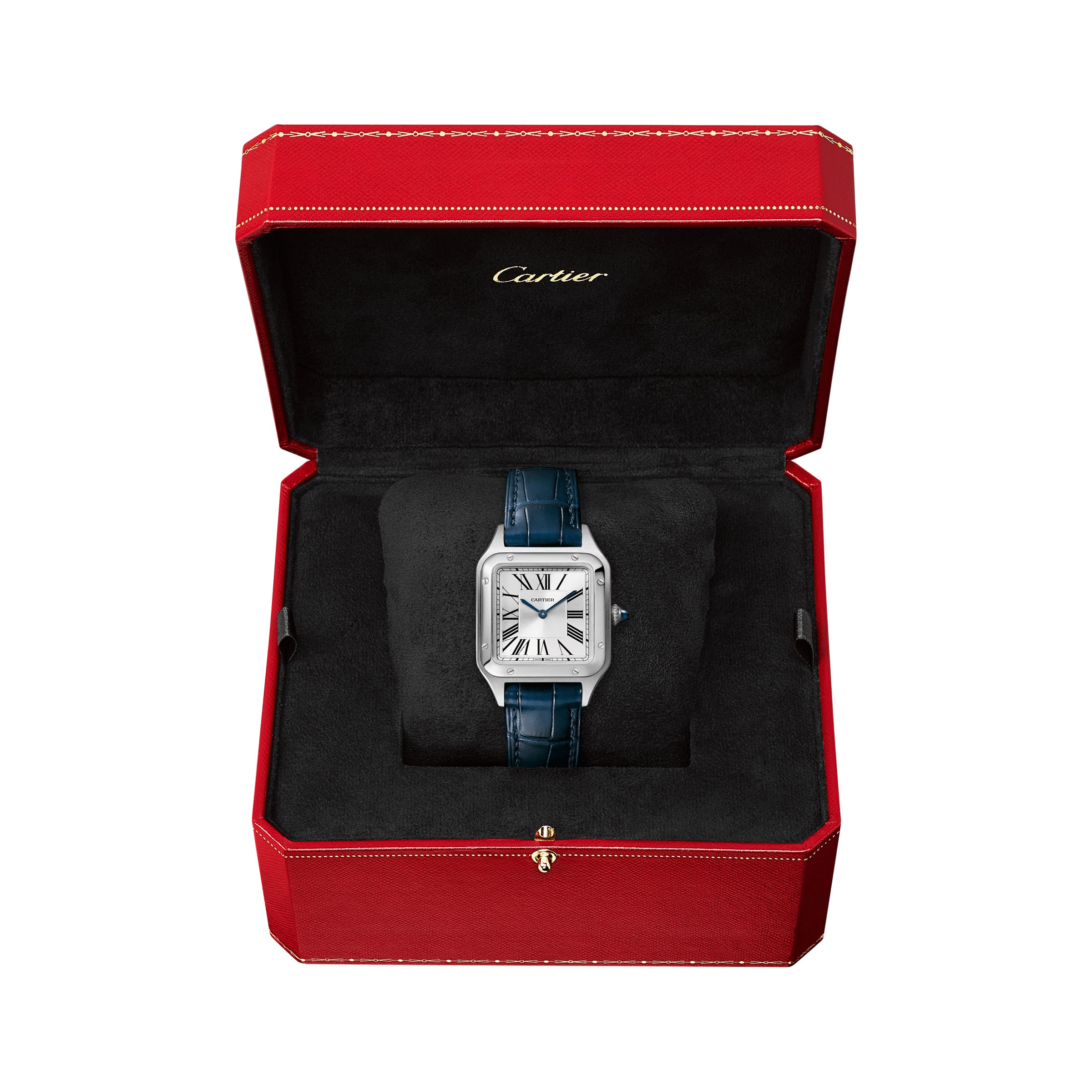 Cartier Santos-Dumont WSSA0023 | 27mm Steel Quartz Watch - Silver Dial - Image 3