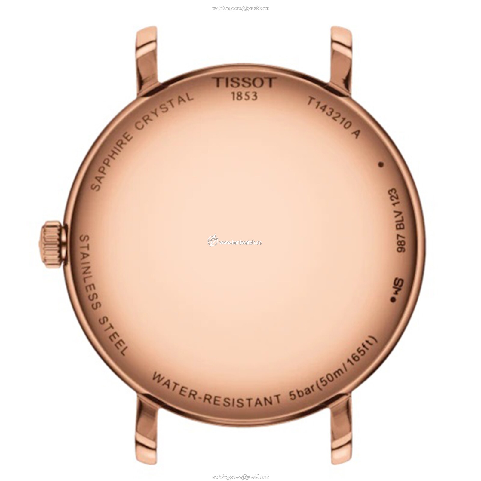 Tissot T-Classic T1432103601100 | Silver Dial | 34mm Stainless Steel & Rose Gold - Image 2