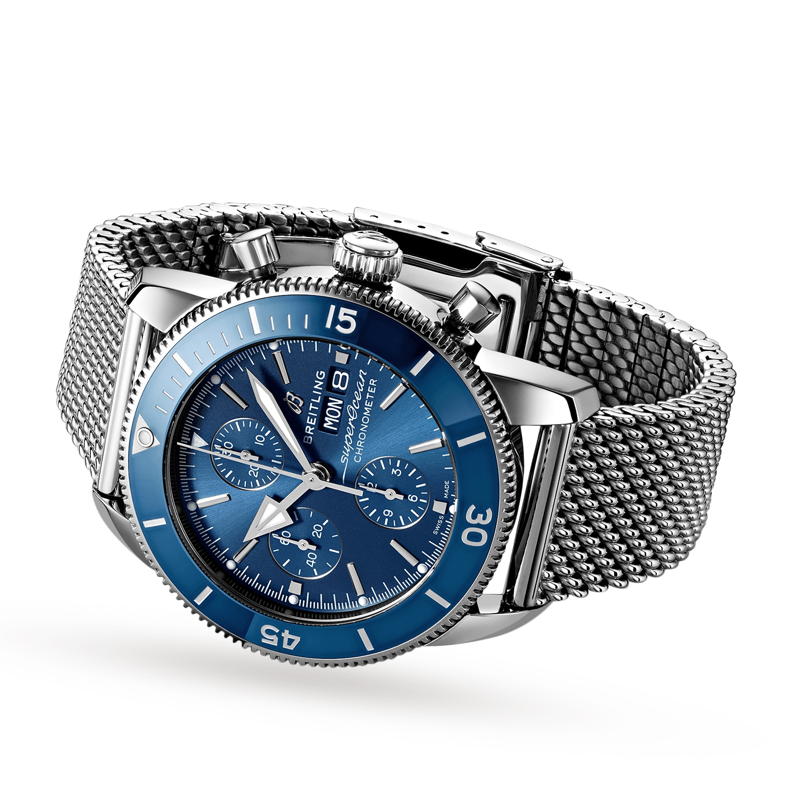 Breitling Superocean Heritage 44mm Automatic Blue Dial - Stainless Steel - Image 3
