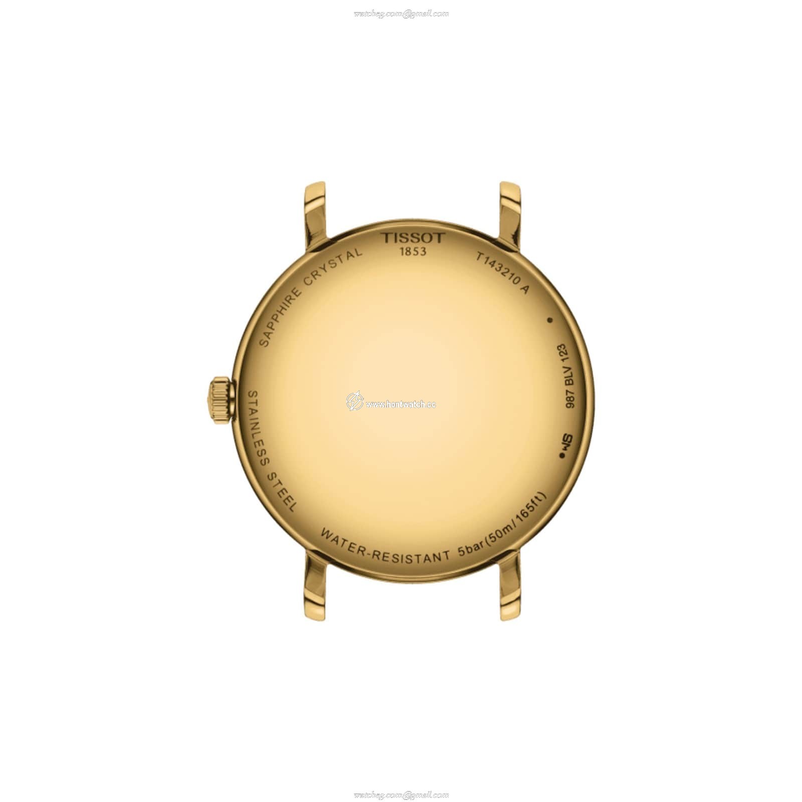 Tissot T-Classic Gold Watch for Women | 34mm Stainless Steel & Gold | Quartz - Image 2