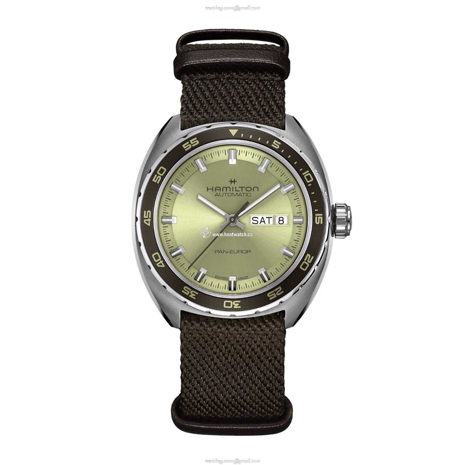 Hamilton American Classic H35445860 Automatic Green Dial 42mm Watch - Image 2