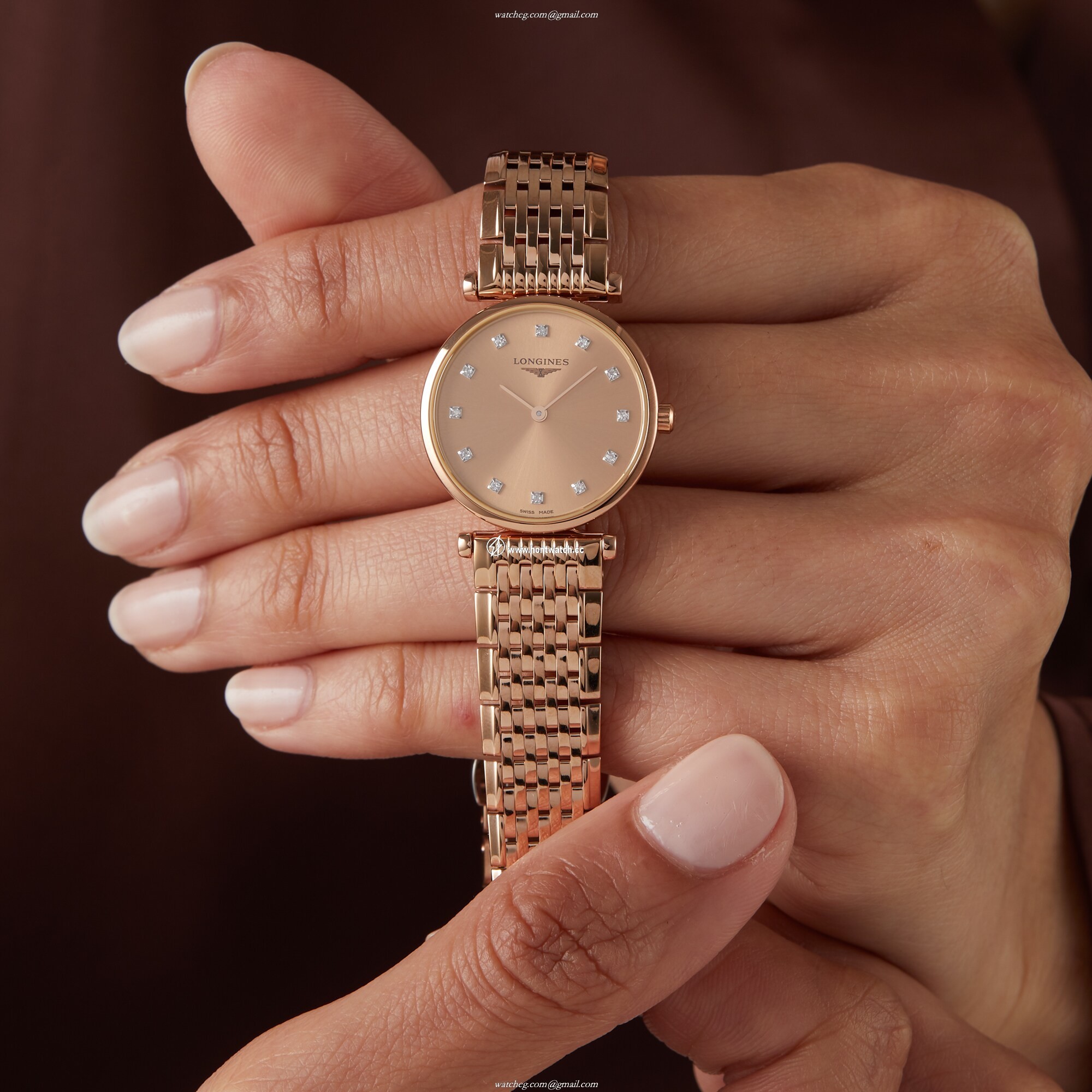 Longines La Grande Classique L42091908 | 24mm Gold Dial | Diamond Dots - Image 2