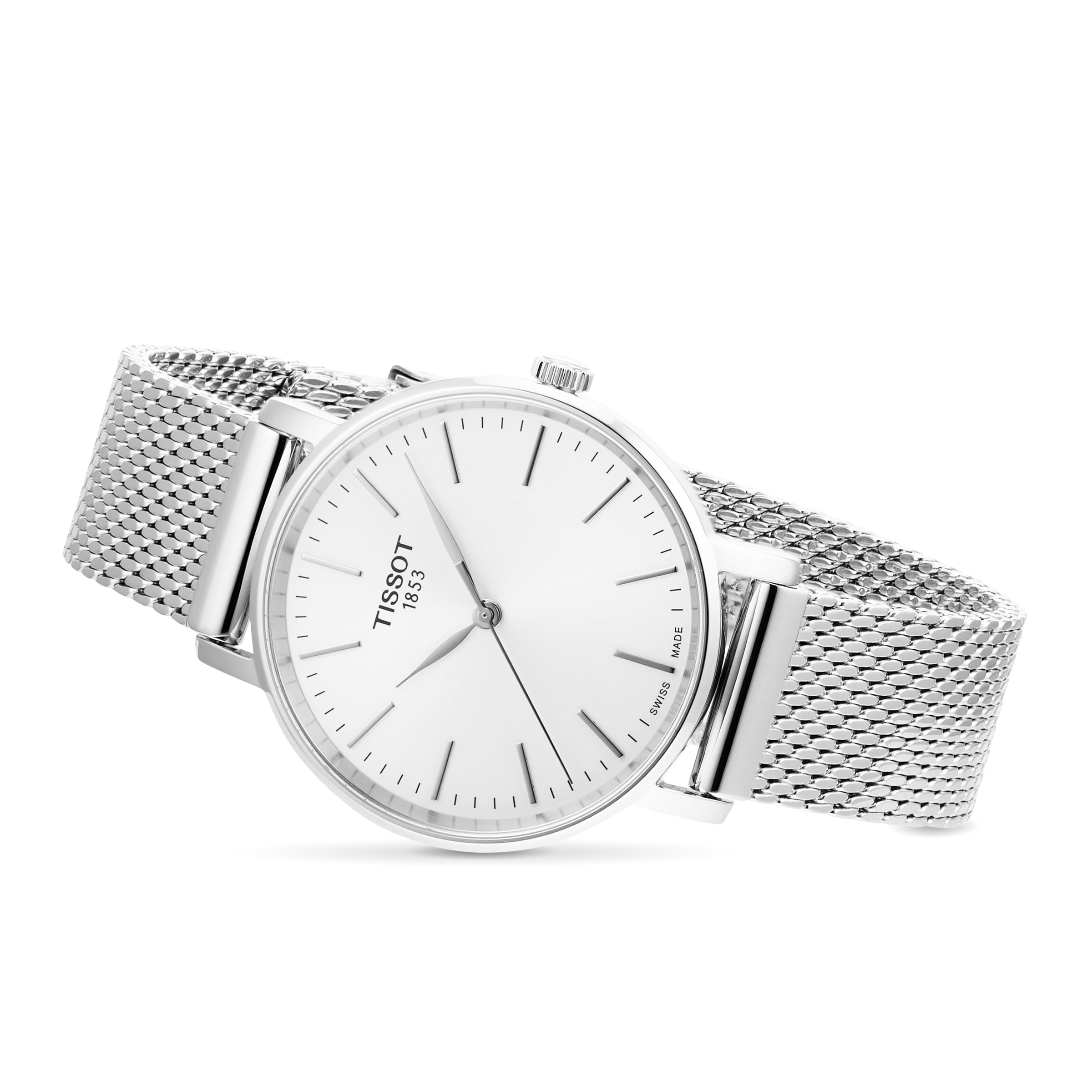 Tissot T-Classic T1432101101100 | 34mm Stainless Steel Quartz Watch | Silver Dial - Image 3