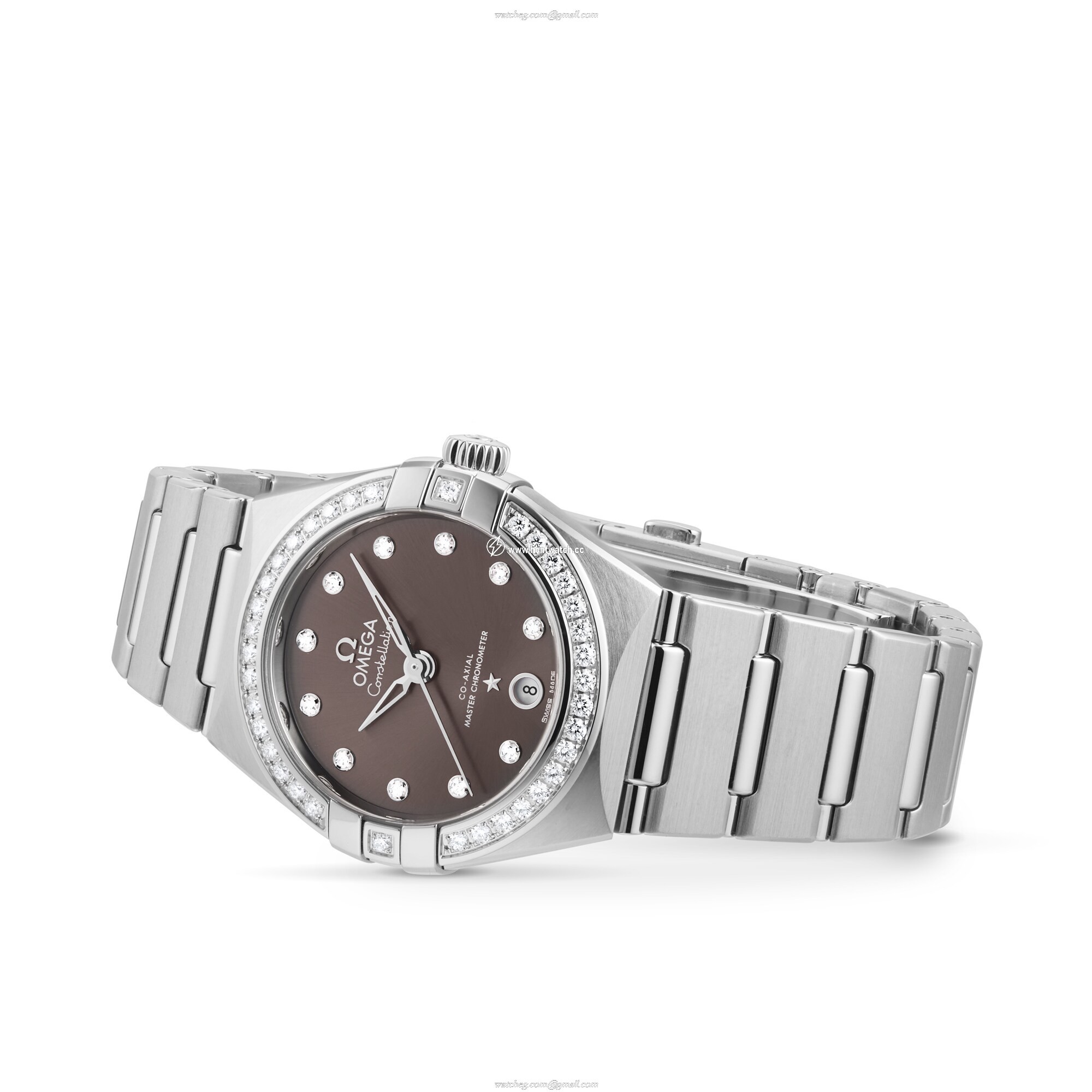 Omega Constellation Automatic Grey Dial | 29mm Stainless Steel | Diamond Dots - Image 2