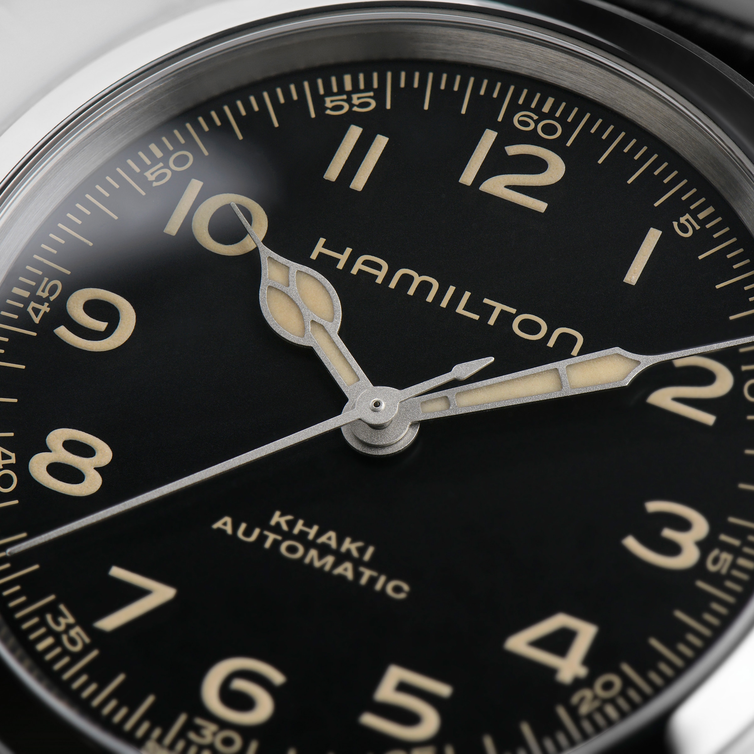 Hamilton Khaki Field Automatic 38mm - Black Dial Stainless Steel Watch - Image 4
