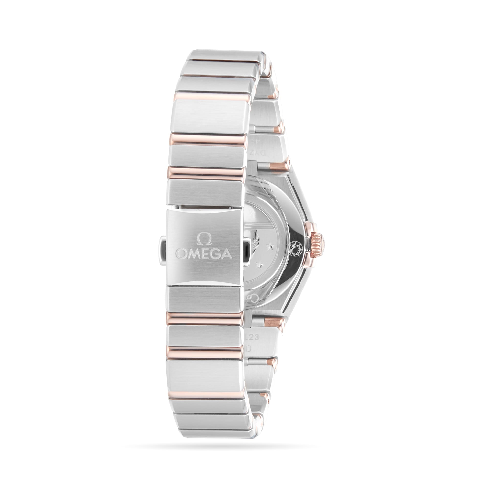 Omega Constellation Replica - 25mm White Dial - Stainless Steel & Rose Gold - Image 4