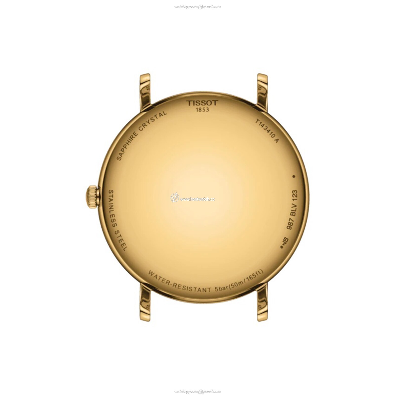 Tissot T-Classic Gold Dial Quartz Watch - 40mm Stainless Steel - Image 2