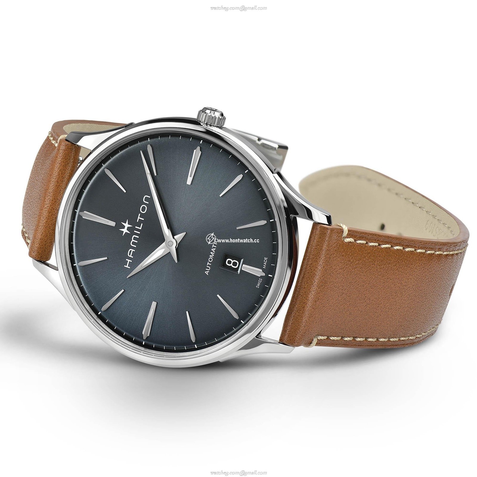 Hamilton Jazzmaster H38525541 Automatic Blue Dial - 40mm Stainless Steel Watch - Image 2