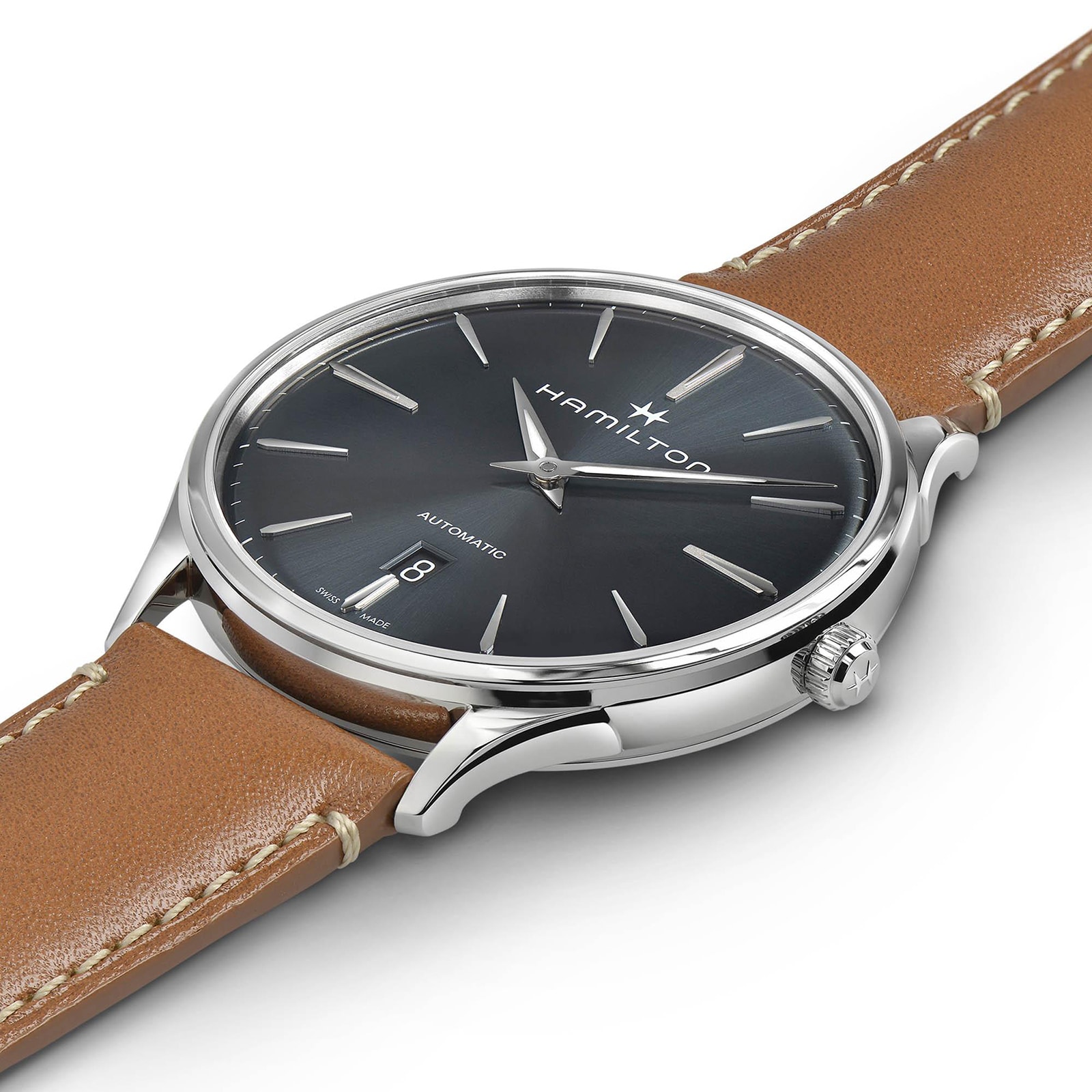 Hamilton Jazzmaster H38525541 Automatic Blue Dial - 40mm Stainless Steel Watch - Image 3