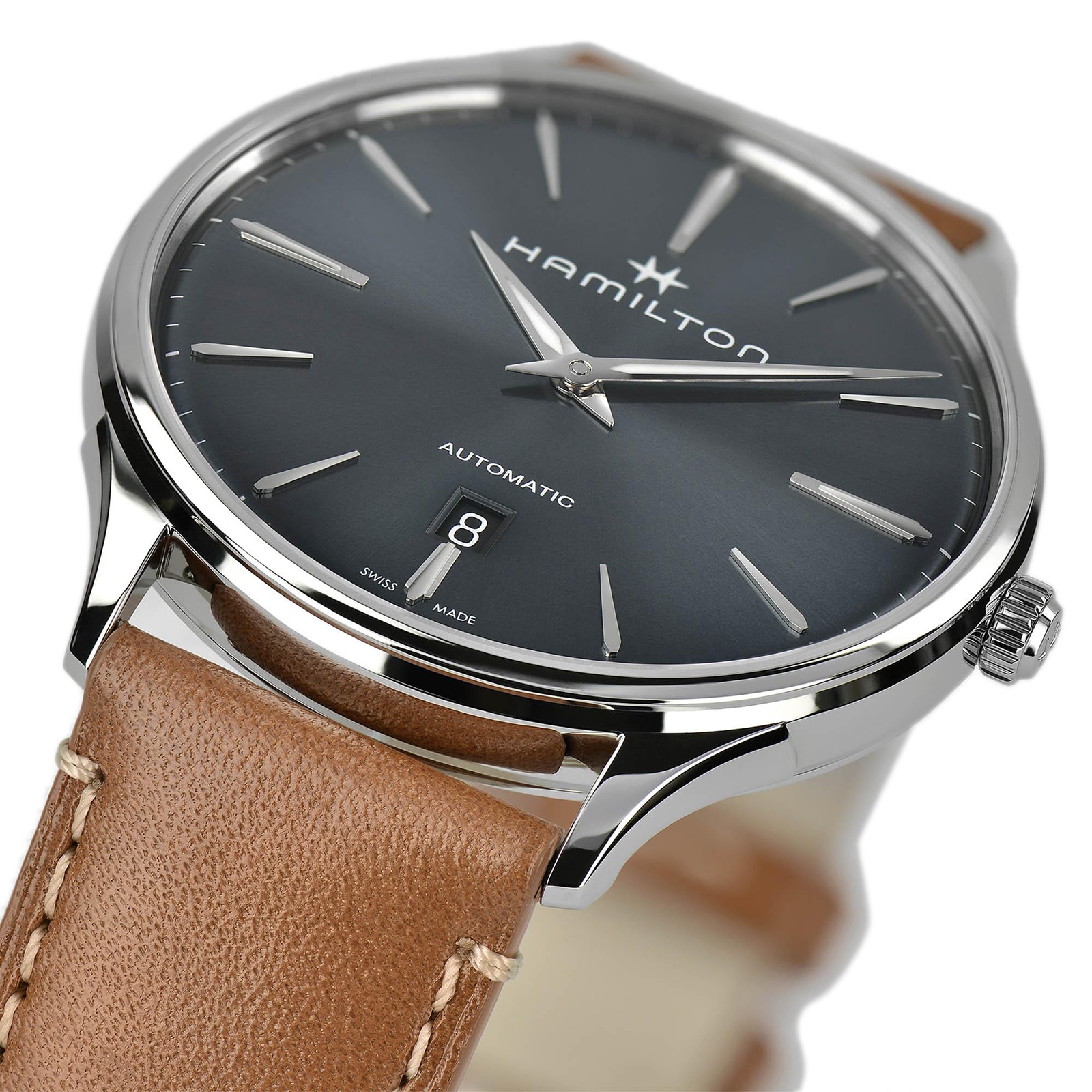 Hamilton Jazzmaster H38525541 Automatic Blue Dial - 40mm Stainless Steel Watch - Image 4