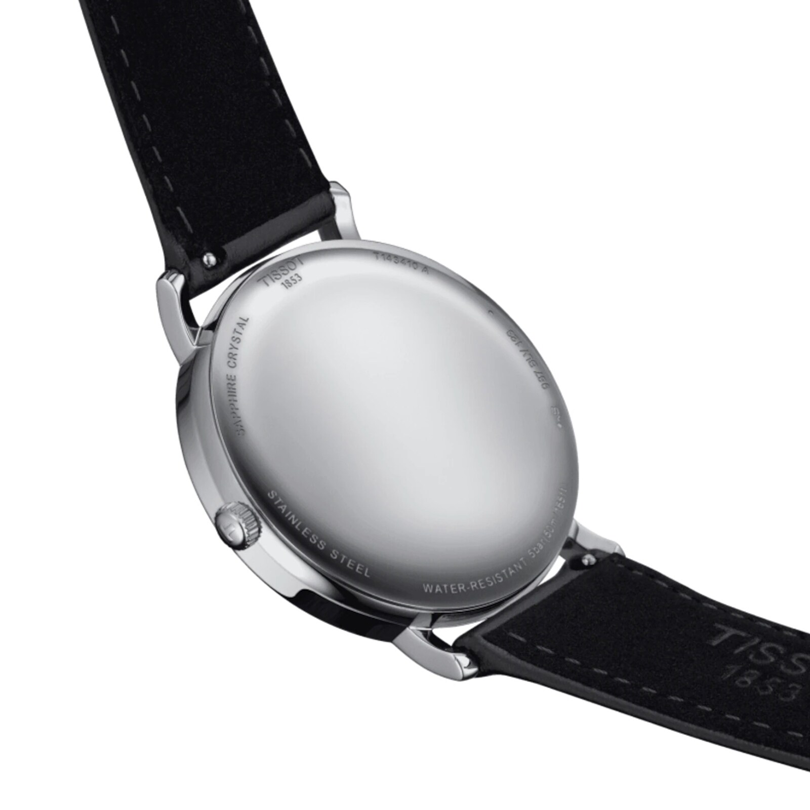 Tissot T-Classic Blue Dial Stainless Steel Quartz Watch - 40mm - Image 4