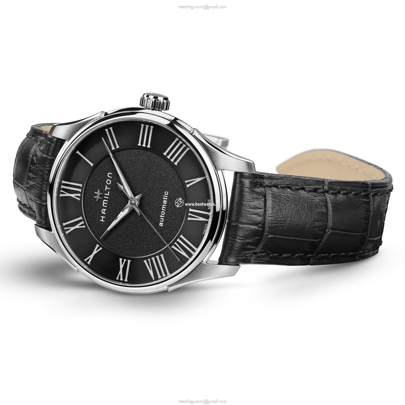 Hamilton Jazzmaster H42535730 | Automatic Black Dial | 40mm Stainless Steel - Image 2